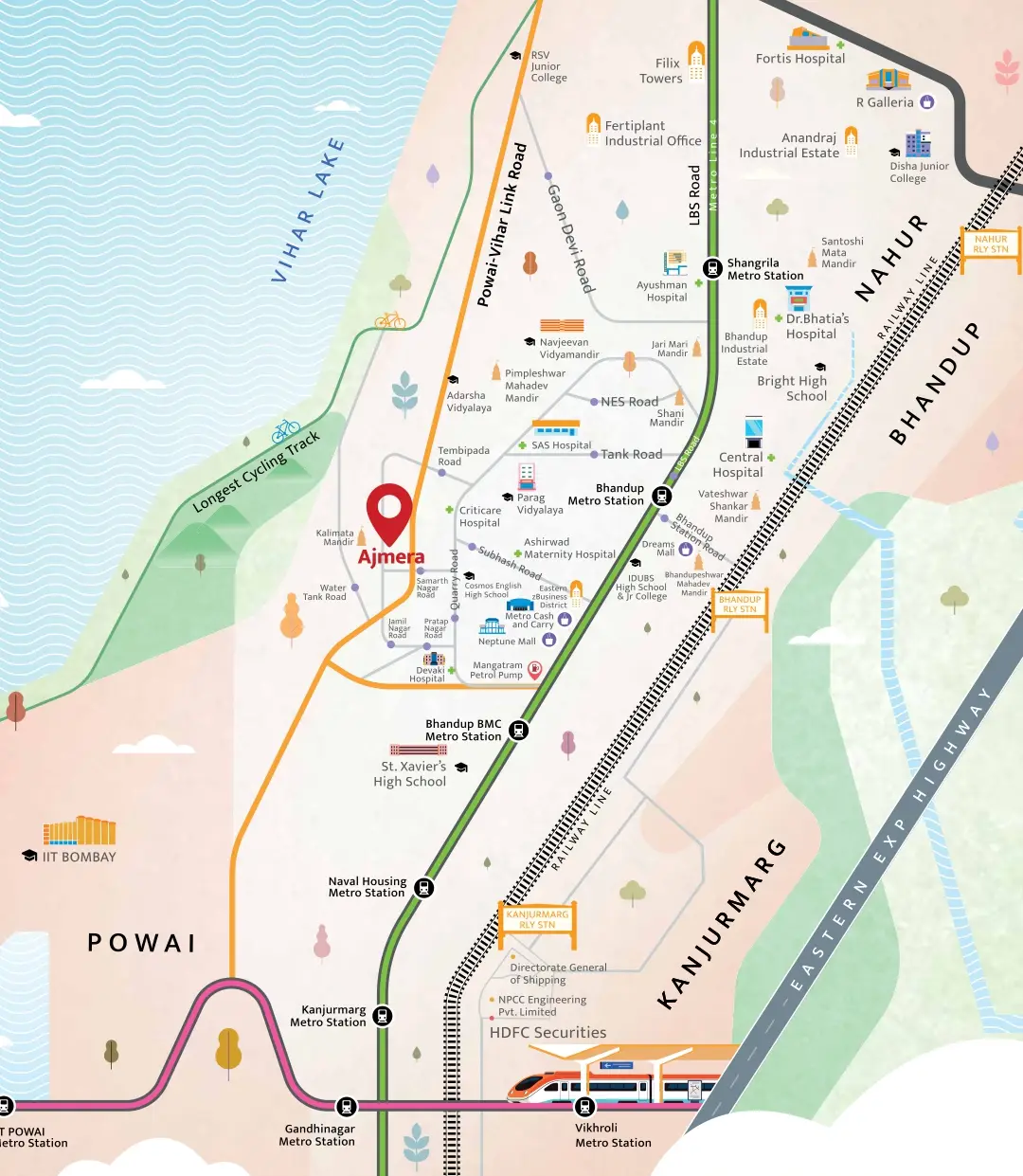 Ajmera PVLR Location